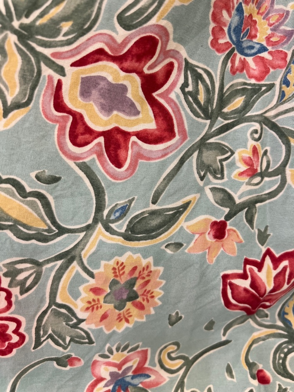 Vintage Sharon Young Floral Midi Skirt Rayon USA Elastic Waist - Picture 3 of 8